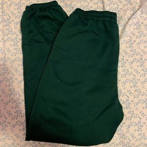 green jogger pants, can be sold separately or bought together with hoodie above